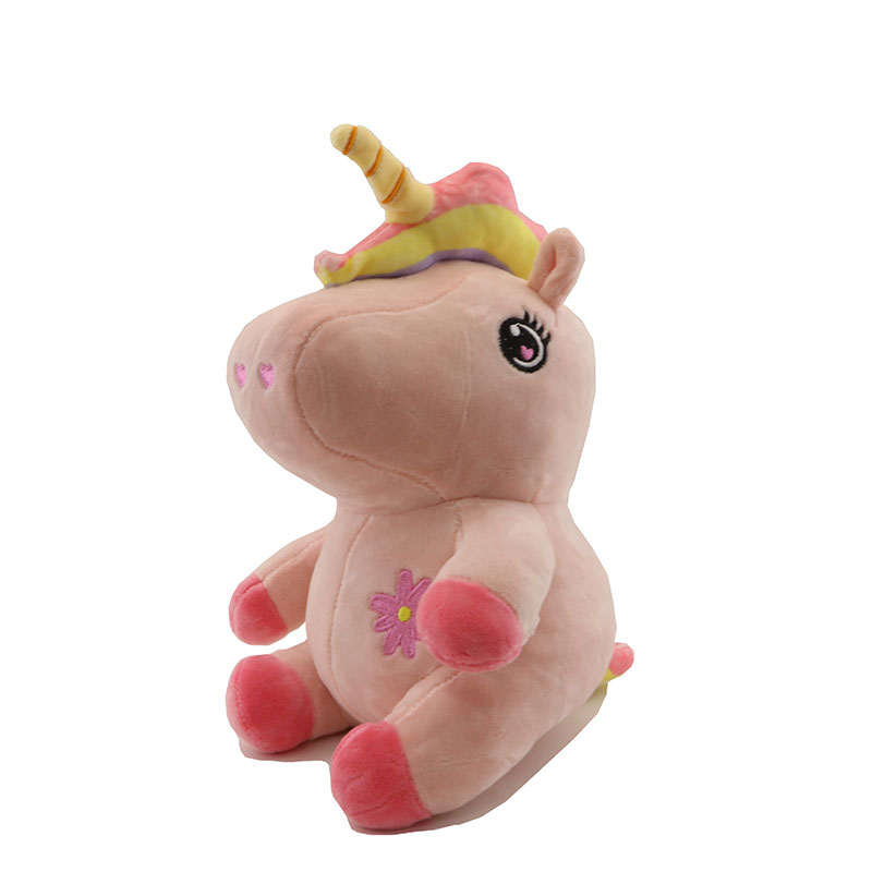 یونیکورن نشسته رنگین کمانی 26 سانت نانو